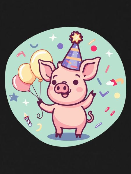 Cochon Anniversaire Bébé