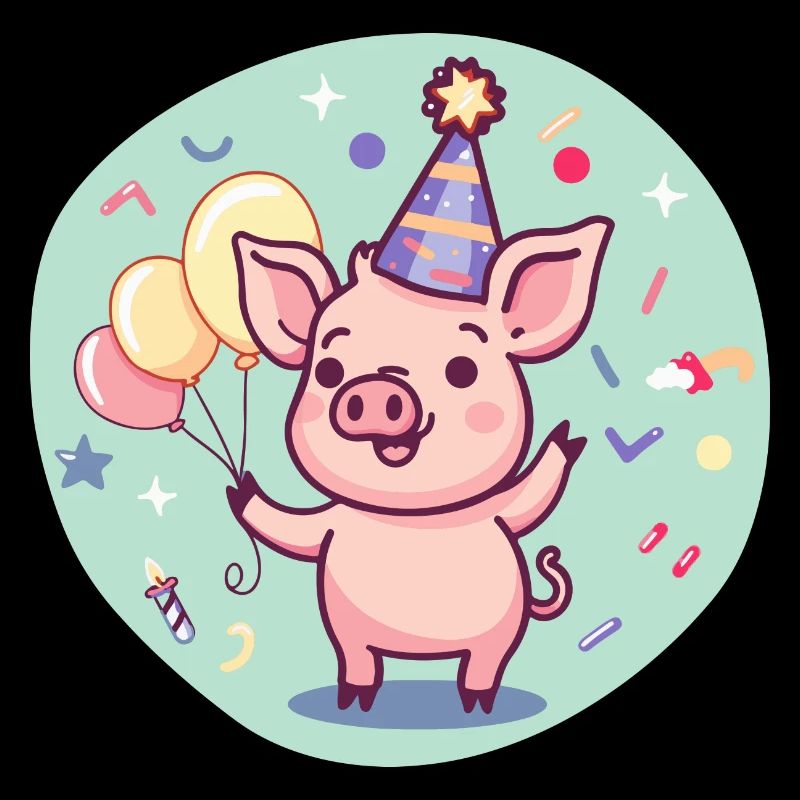Cochon Anniversaire Bébé