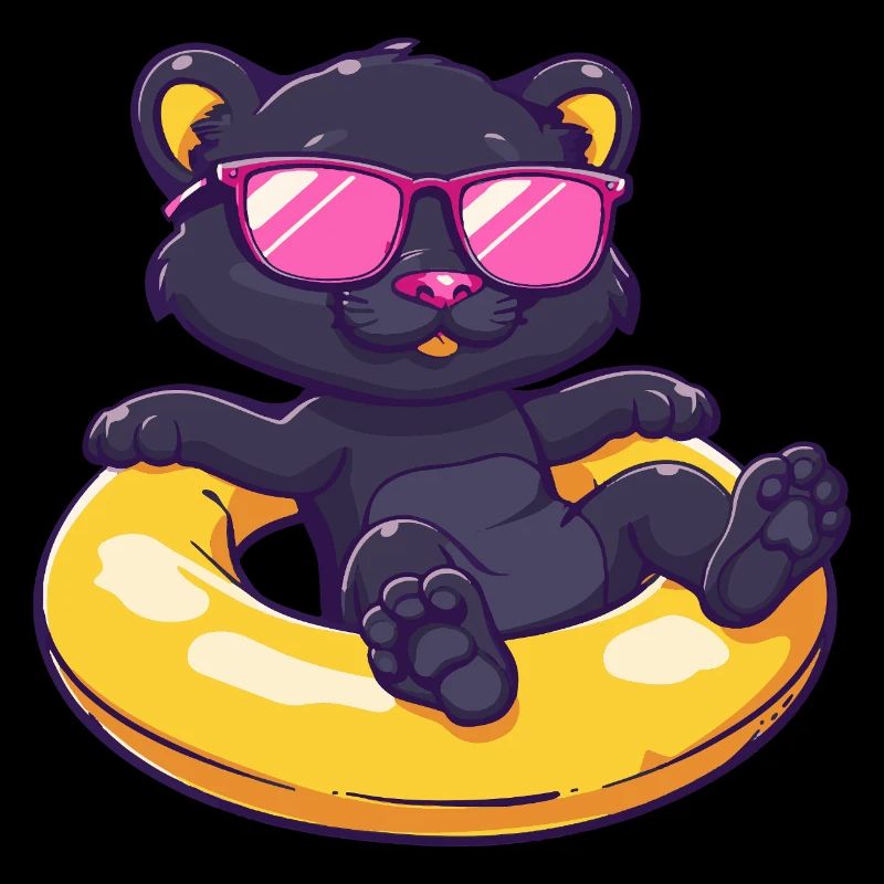 Panthère Bande Dessinée Cool