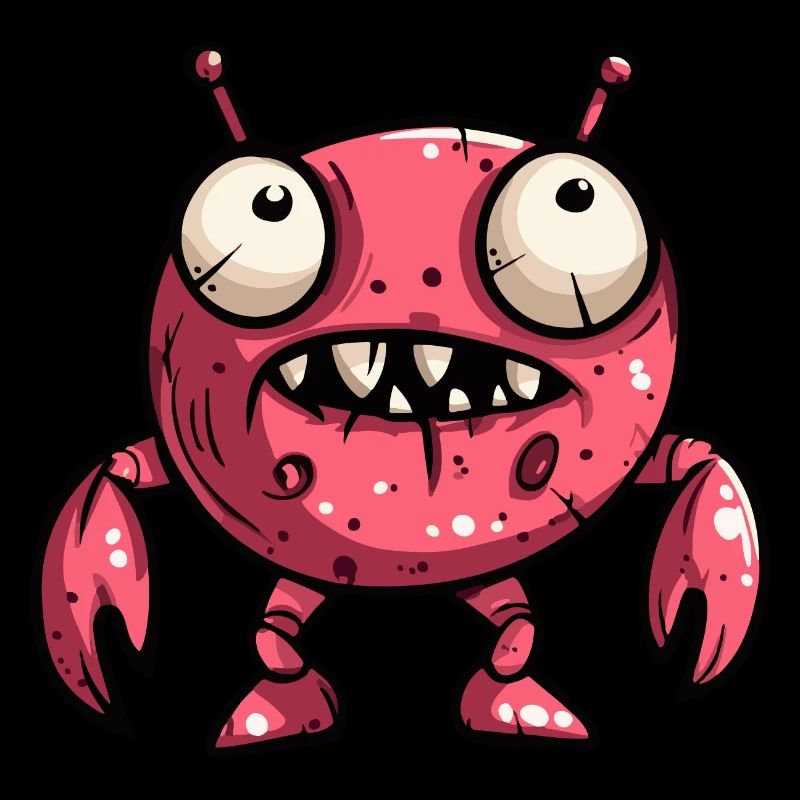 Crab Crab Halloween Comic Funny