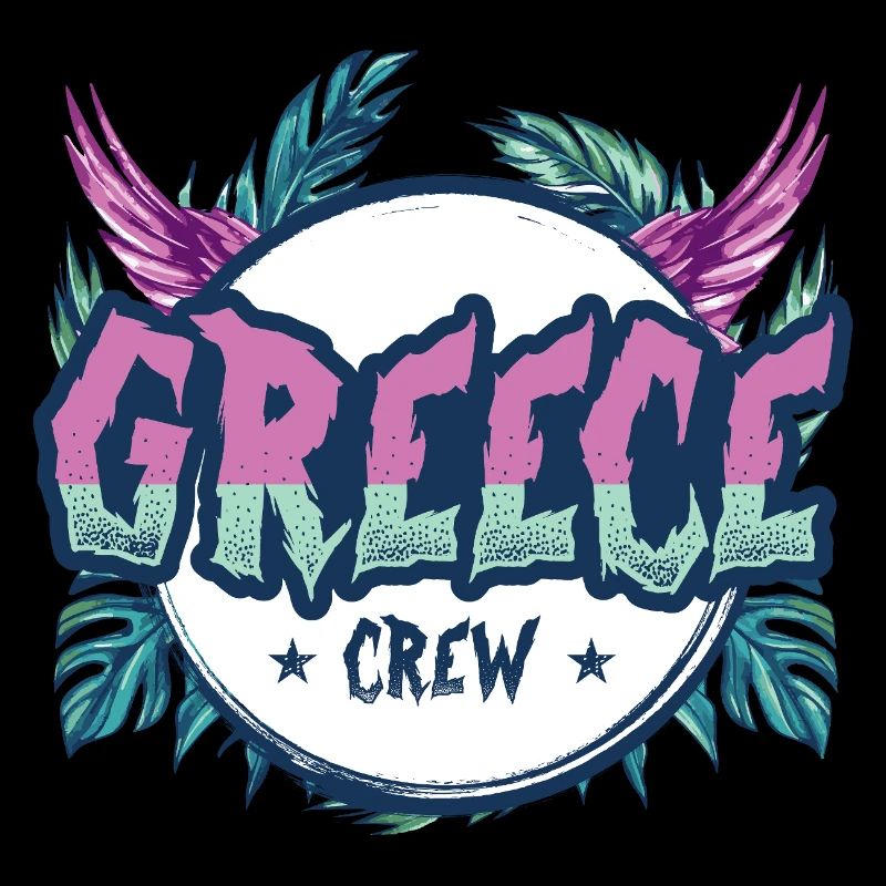 Greece Crew Colorful
