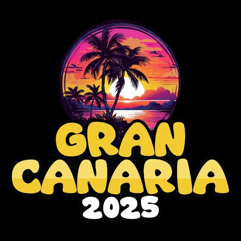 Gran Canaria 2025 Palmen Bunt