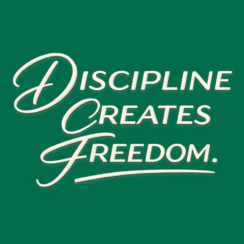 Discipline Creates Freedom Script