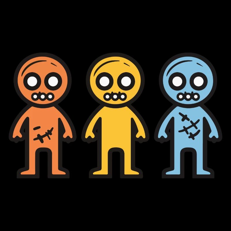 Zombies Halloween Cute