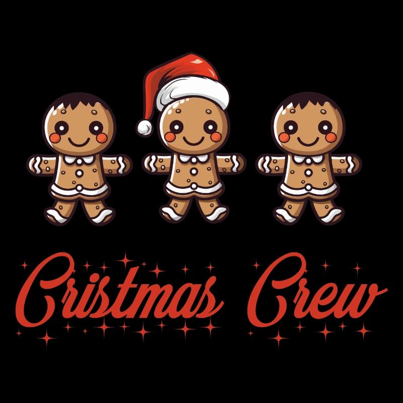Christmas Crew Gingerbread Man