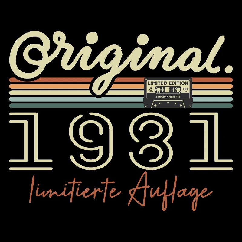 Original 1981 Vintage 1981 Birthday Retro 1981