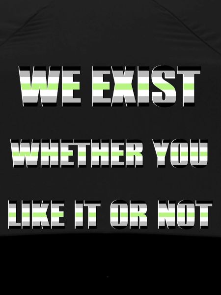 We Exist - Agender Flag