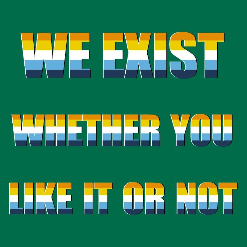We Exist - AroAce Flag