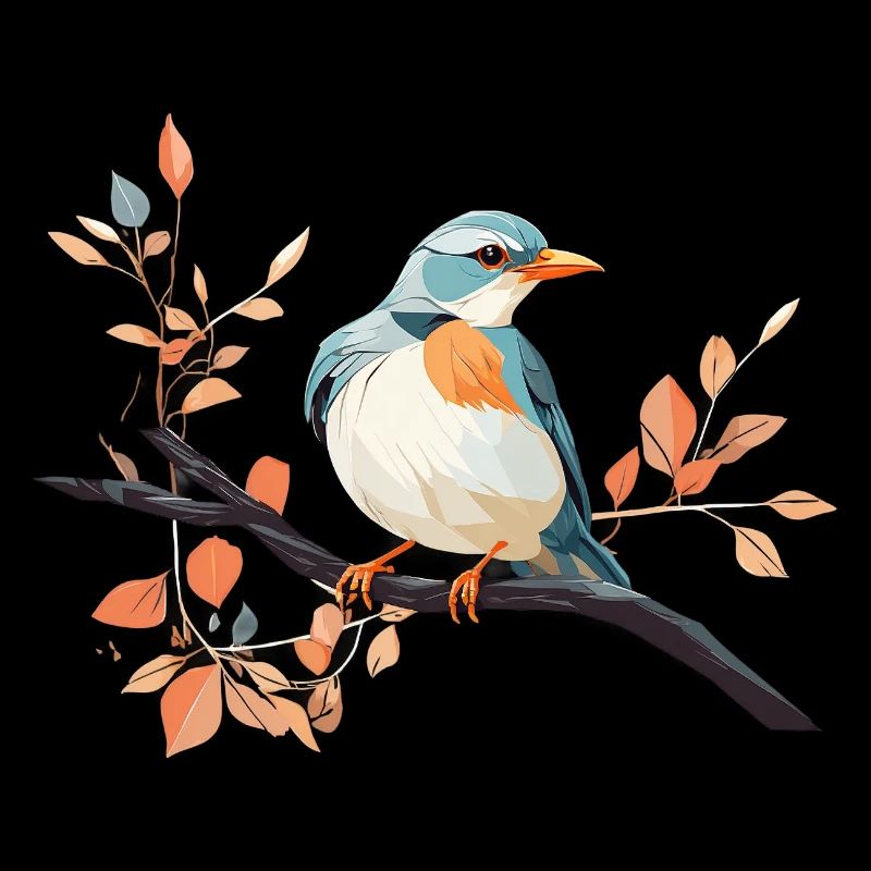 Königsfeder Eisvogel auf Ast