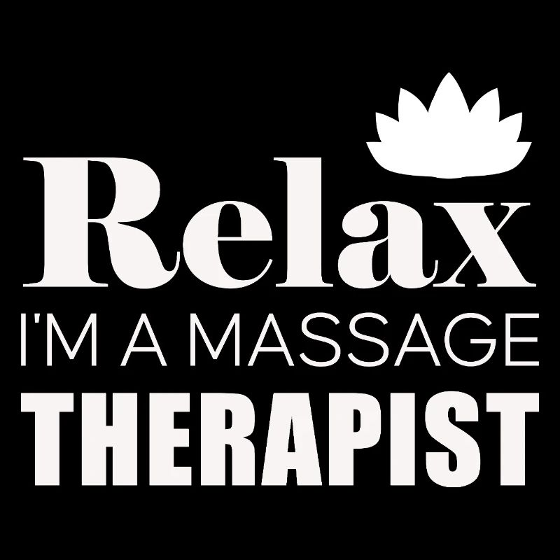 Relax Massage Therapist Logo Shirt