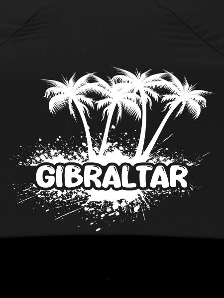 Gibraltar Palm Trees Splash Logo