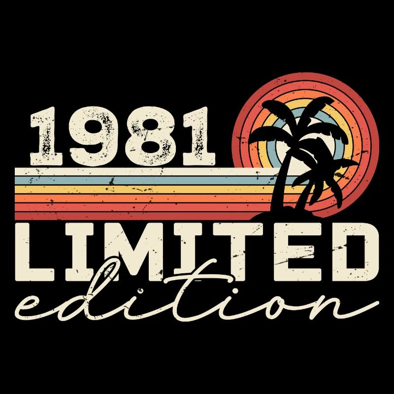 Vintage 1981 Birthday Gift 1981 Retro 1981