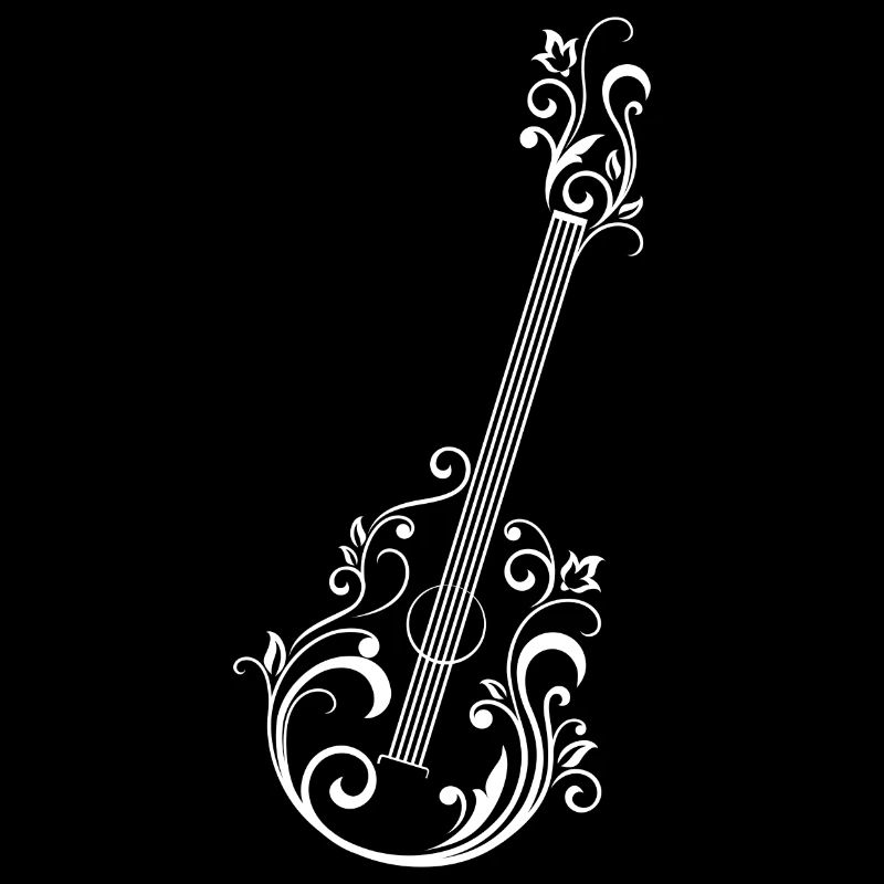 Artistic guitar design