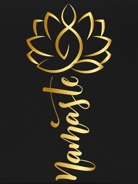 Namaste lotos flower