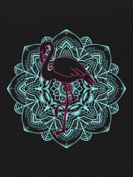 Flamingo mandala