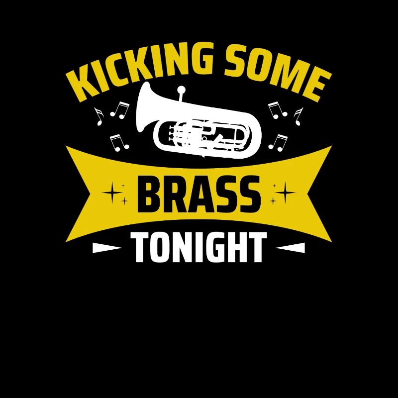 Deep brass marching baritone euphonium