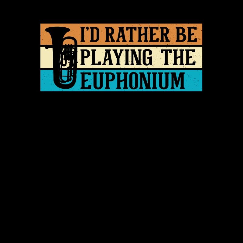 Deep brass marching baritone euphonium