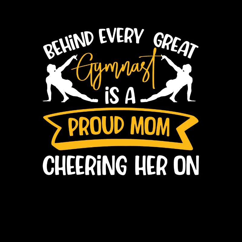 Proud gymnastics mom