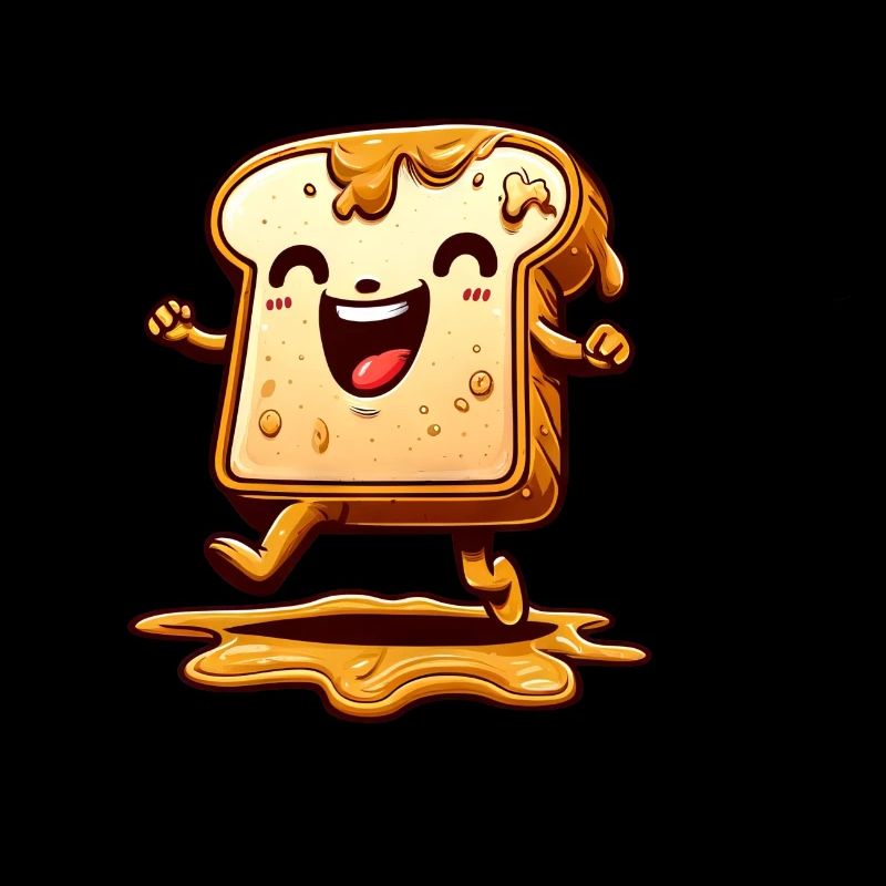 Toast with jam peanut butter