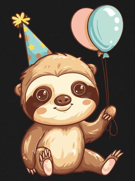 Sloth Birthday Baby
