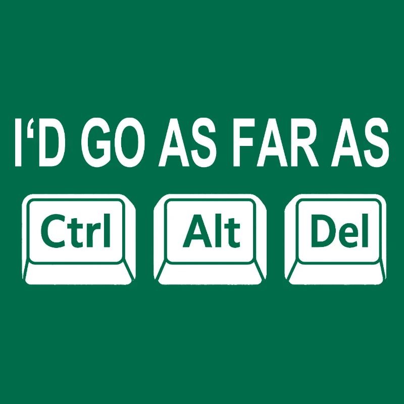 Programmer Shortcut Geek IT Support Computer Ta