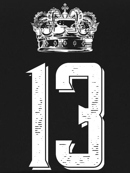 13 Number crown