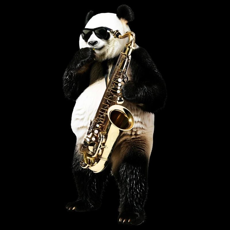 Panda Saxophone