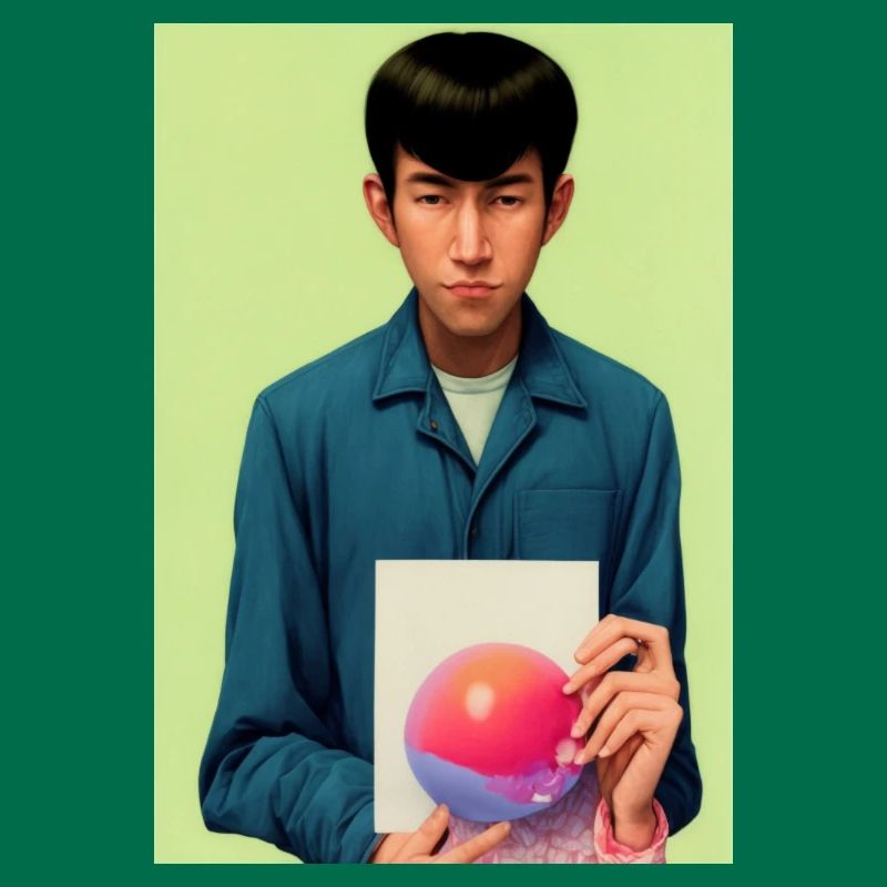 Bubble Gum Art Image - Selfie Artwork on LSD