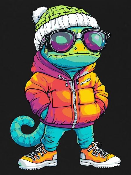 Caméléon Hiver