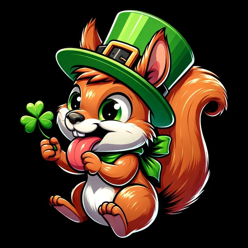 St. Patrick's Cheeky Squirrel