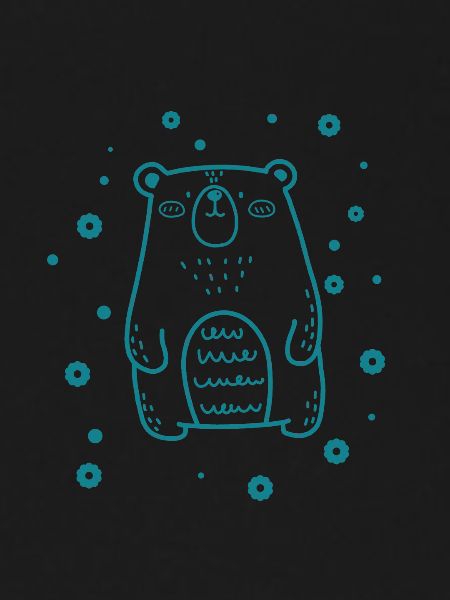 fat, cute bear