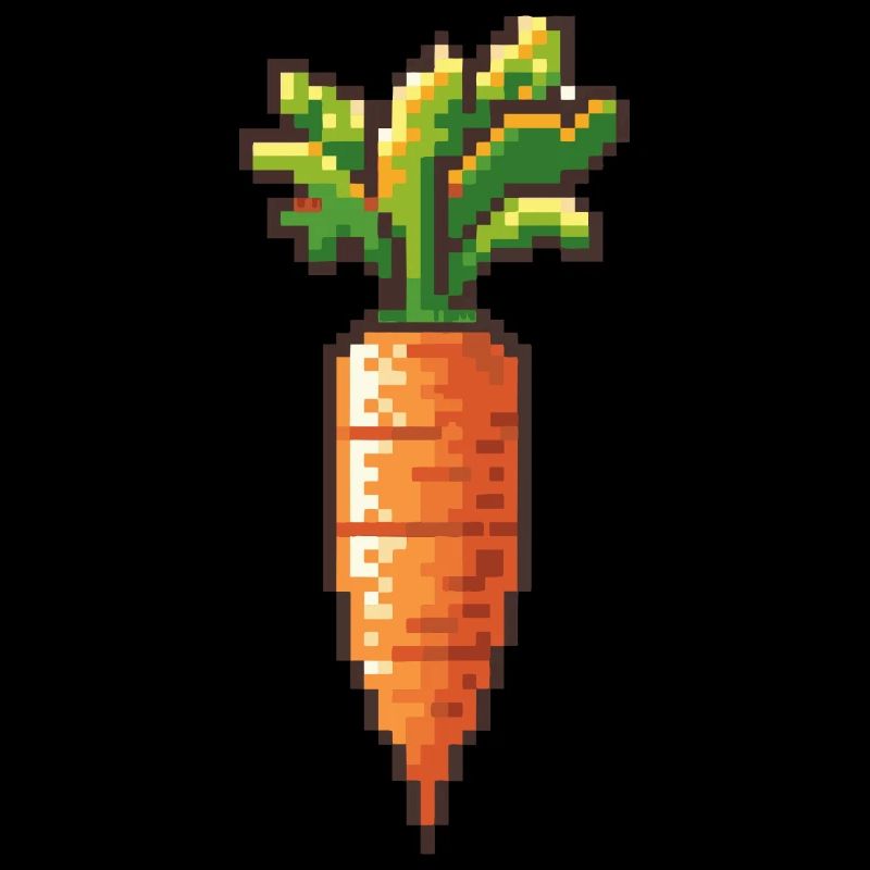 Carrot Pixel Gamer