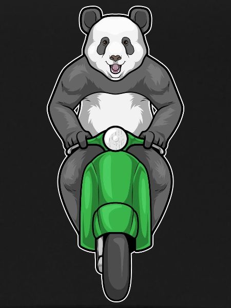 Panda Scooter