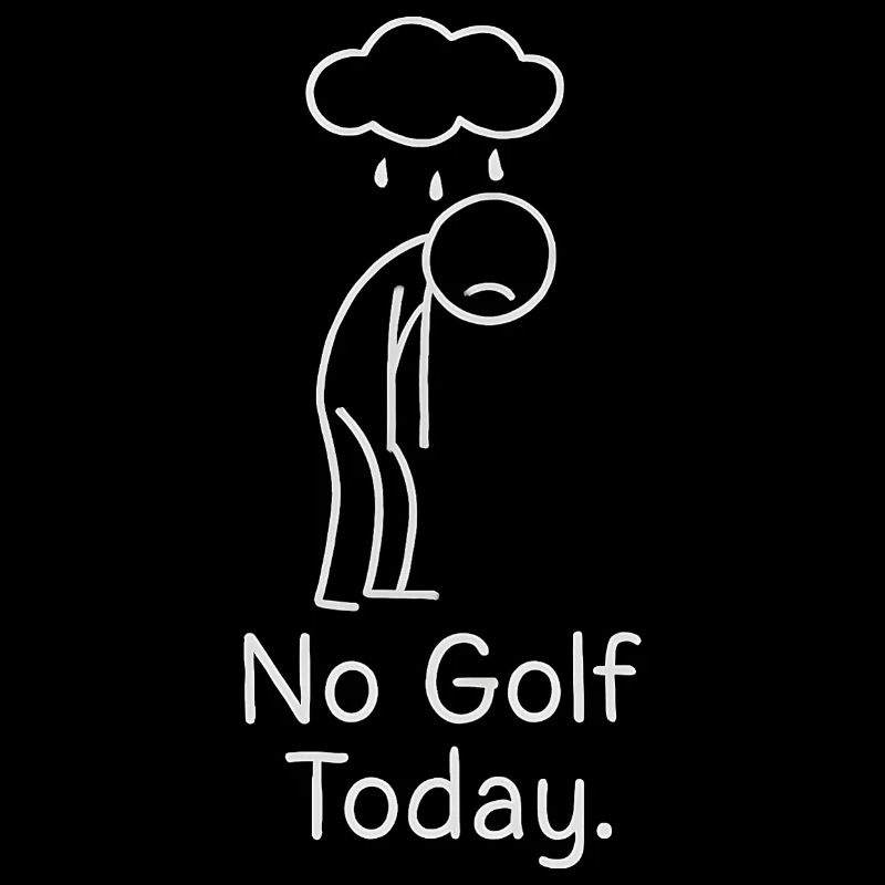No Golf Today Golfspieler Geschenkidee Golfer