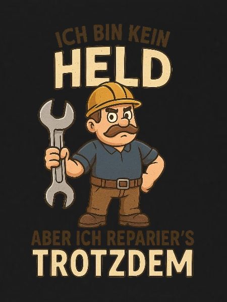 Handwerker mit Humor