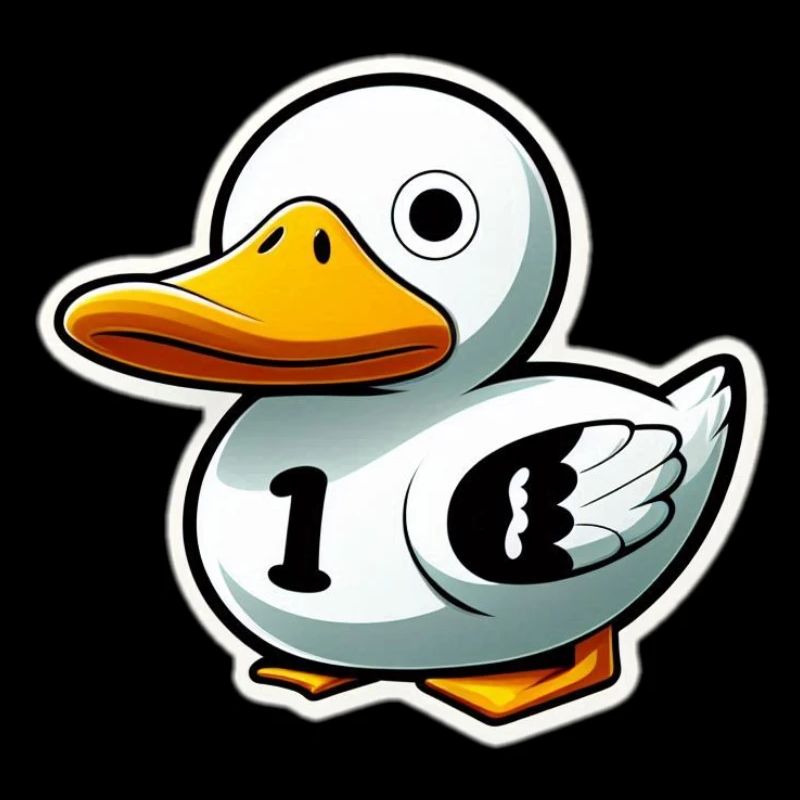 Canard en plastique