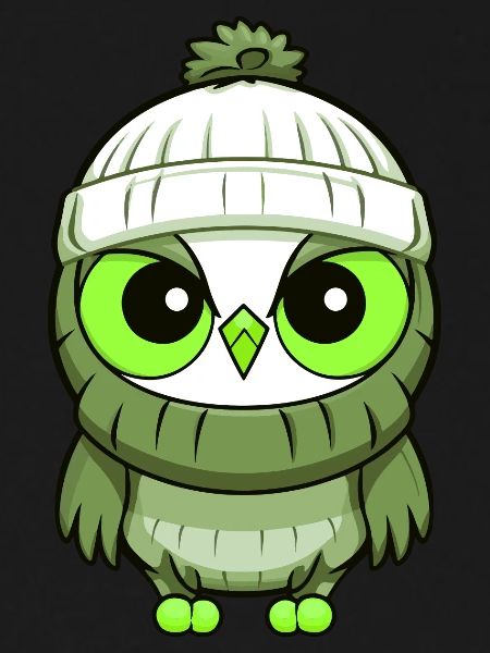 Owl Winter Comic