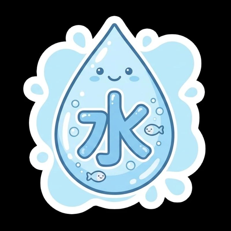 水, Mizu, Wasser
