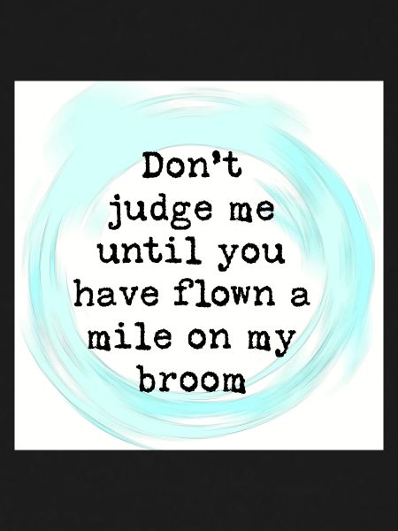 Don't judge me