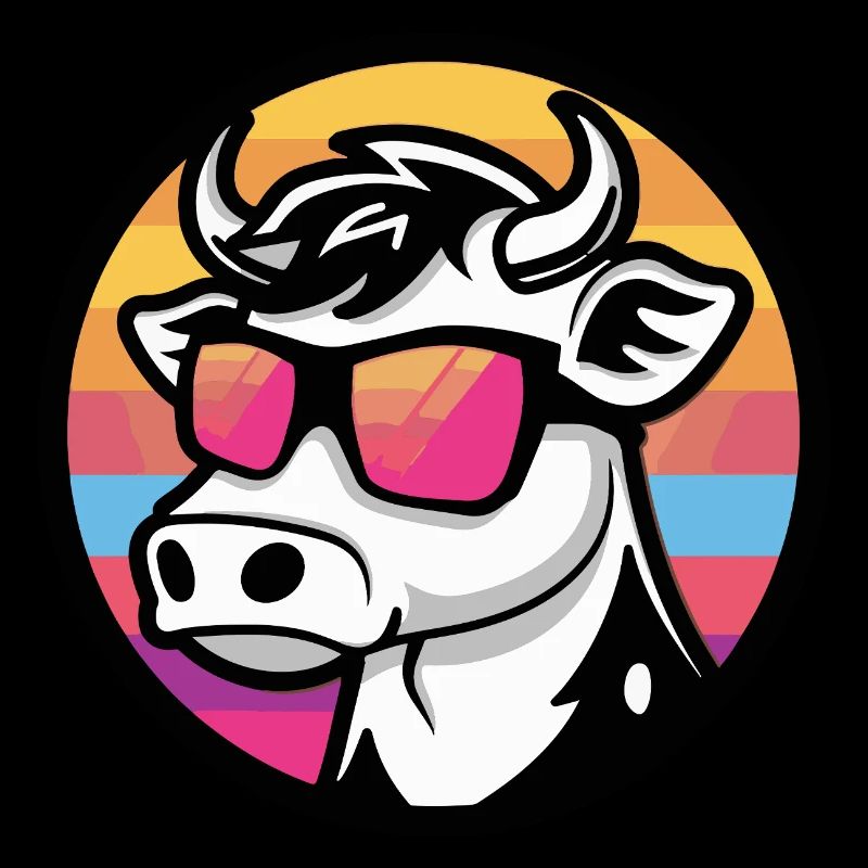 Kuh Comic Cool Sommer