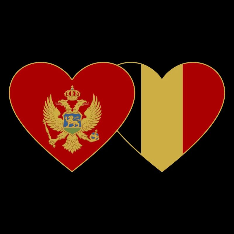 Monténégro Drapeau de la Belgique