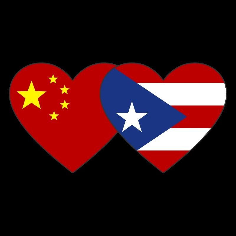 Chine Cuba Drapeau du cœur