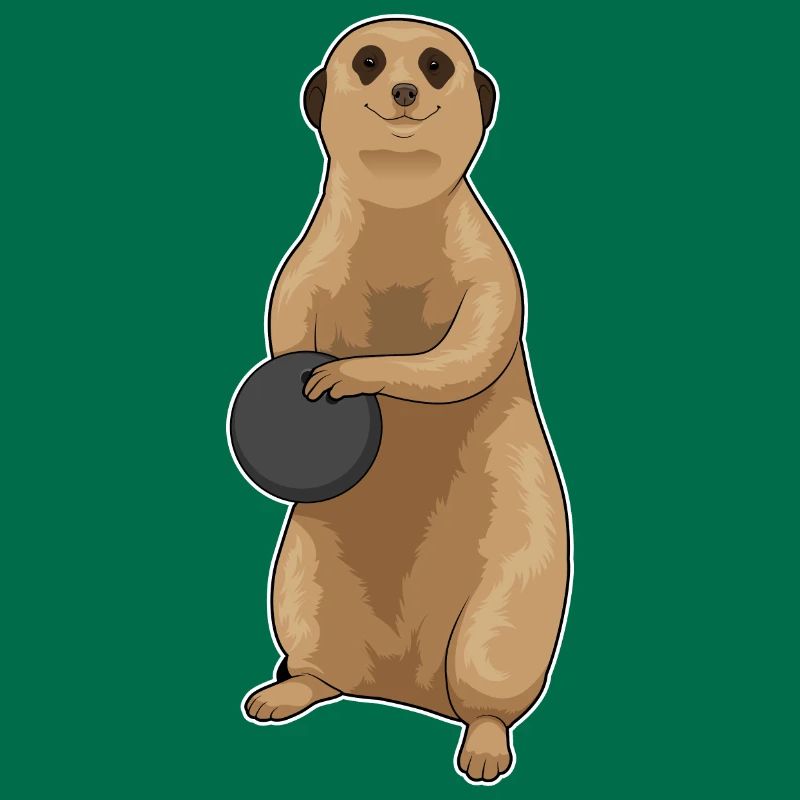 Suricate Boule de bowling