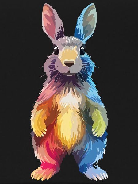 Bunter Hasenbär