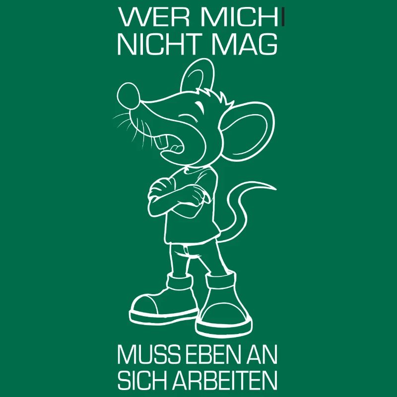 Mouse with work ethic funny saying