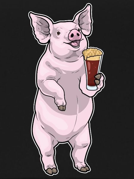 Schwein Bier