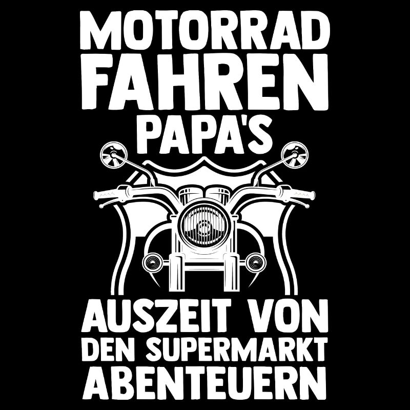Papa Motorrad Vater Motorradfahrer