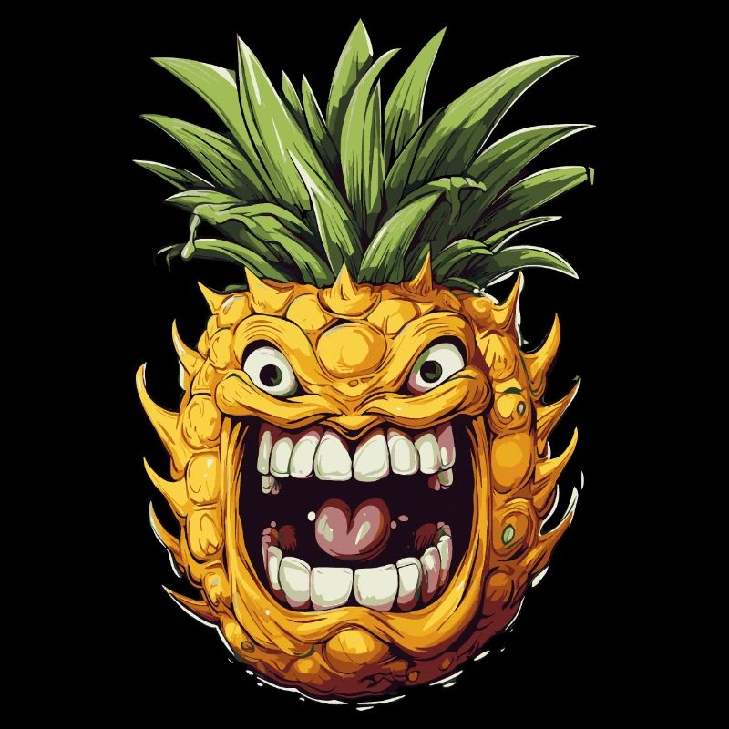 Funny Pineapple Fruit