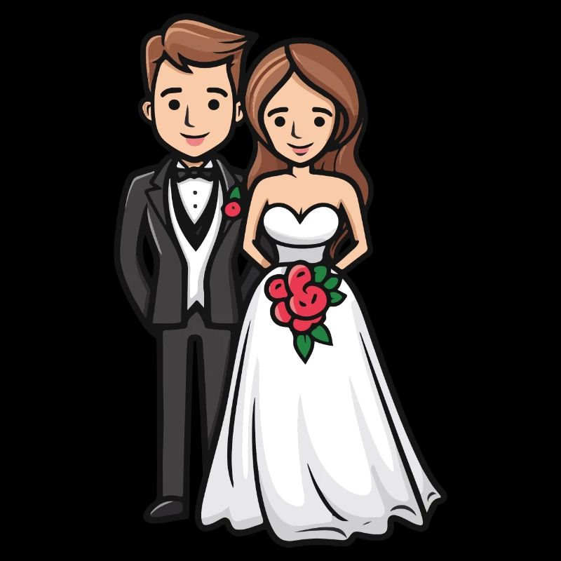 Newlyweds, Wedding, Bride, Groom