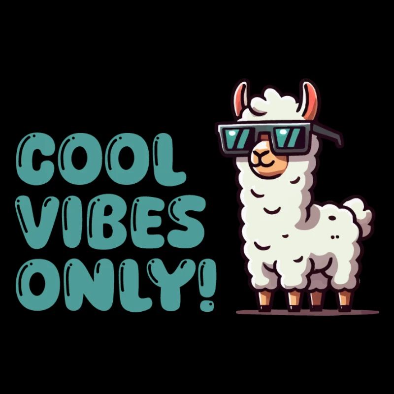 Llama Sunglasses Cool